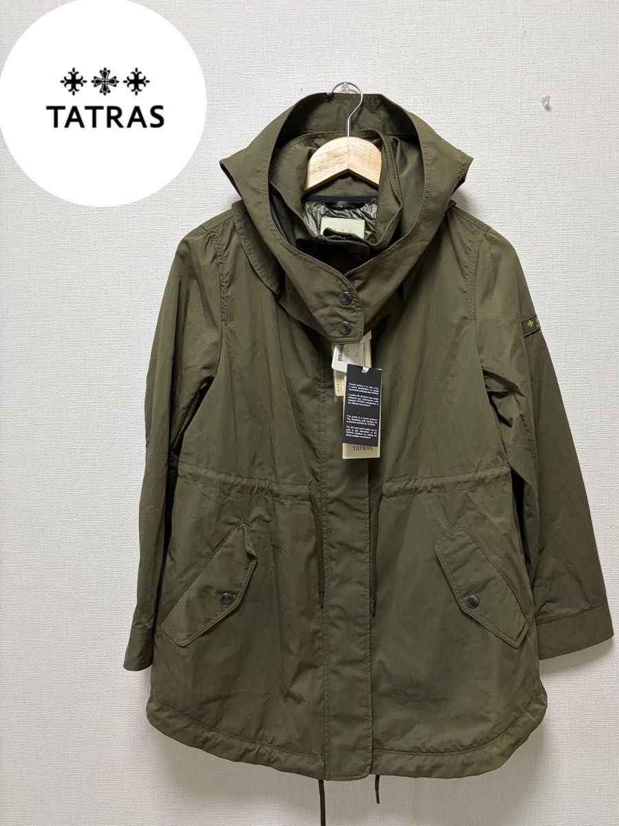 お値引きOK TATRAS（タトラス）インナーダウン付き モッズコート
