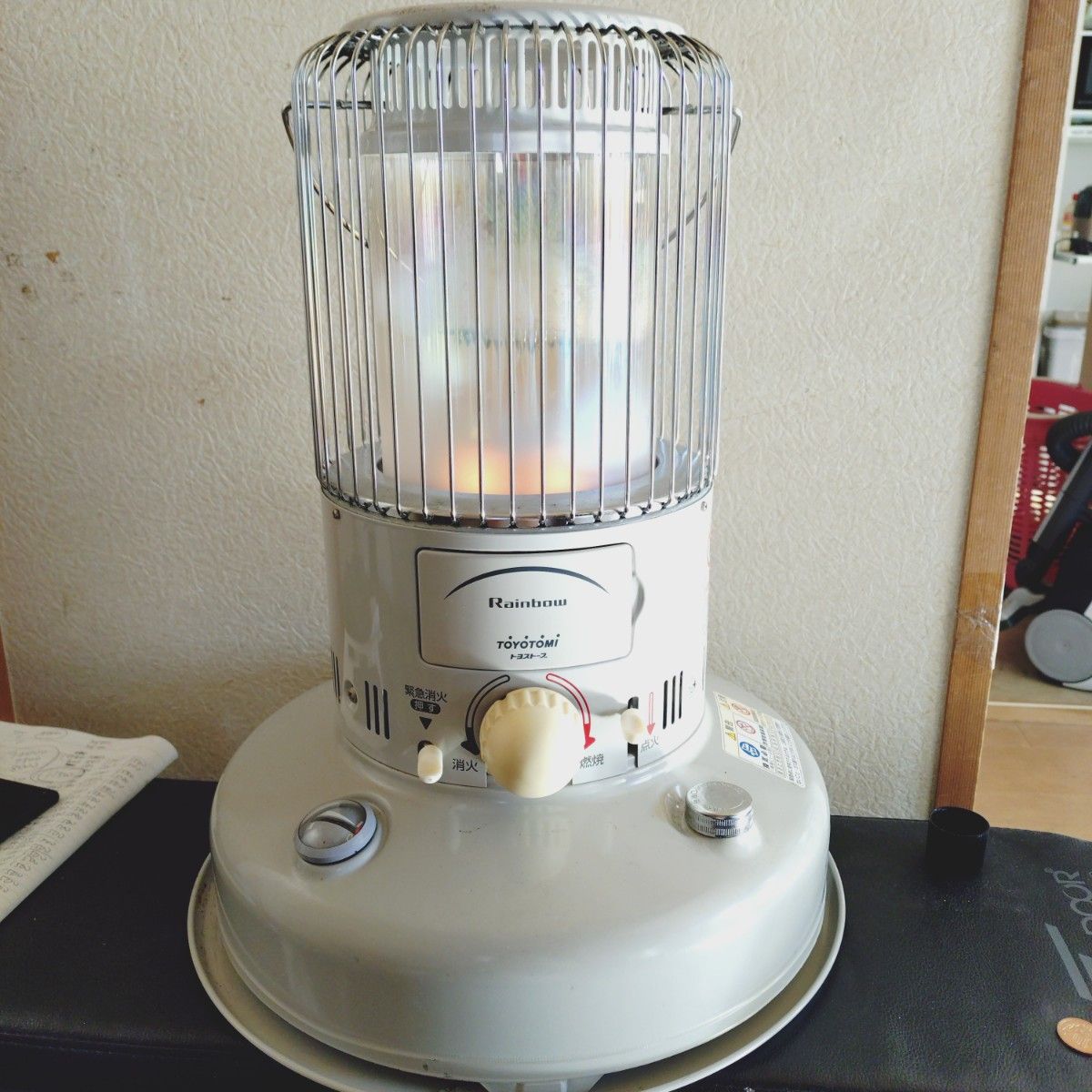TOYOTOMI 石油ストーブ Rainbow RBE-25C 自然通気形開放式石油ストーブ