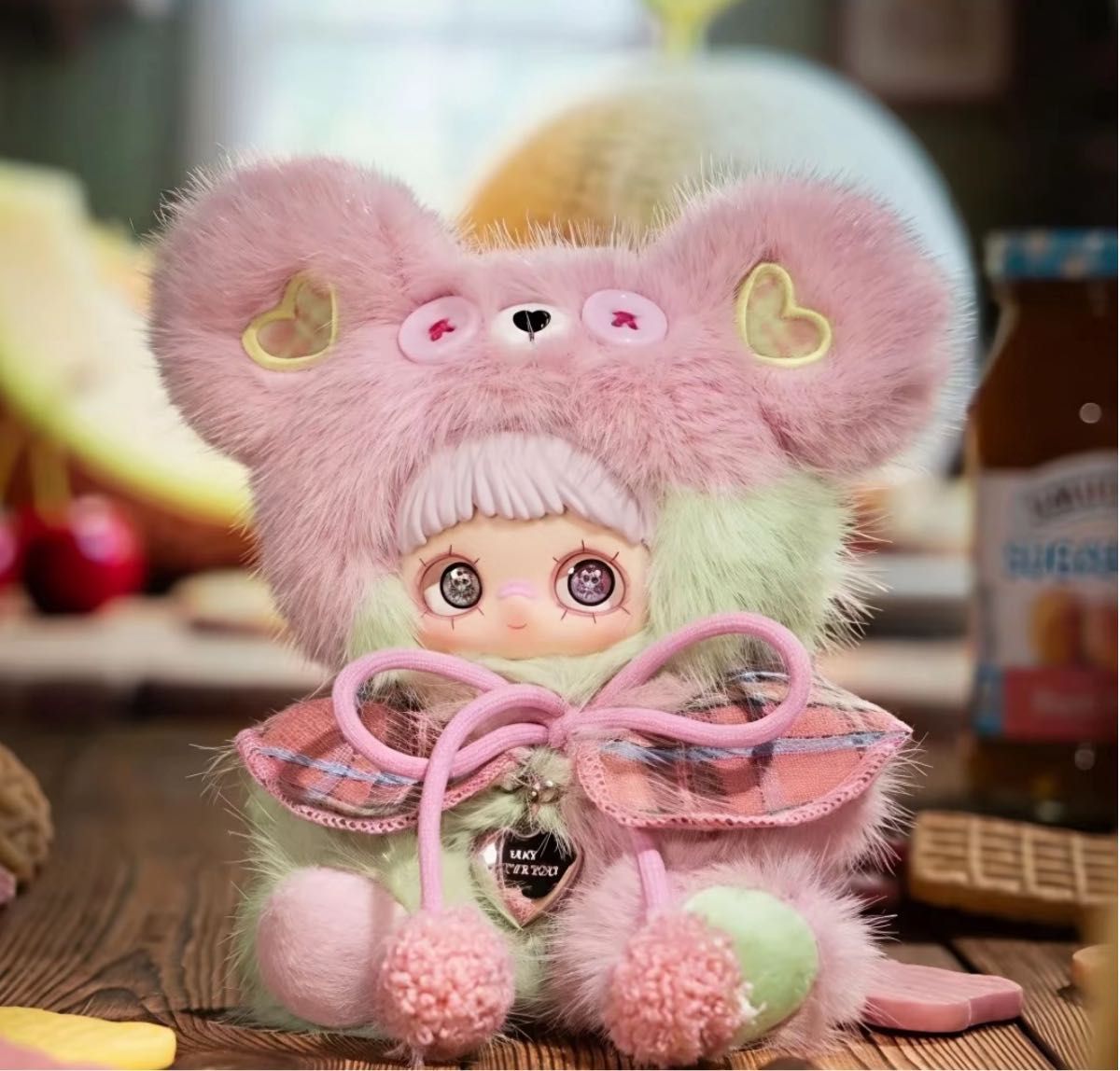 Maymei Tiny Bear Cookie チェリー ピンク 緑 ぬいぐるみ｜Yahoo