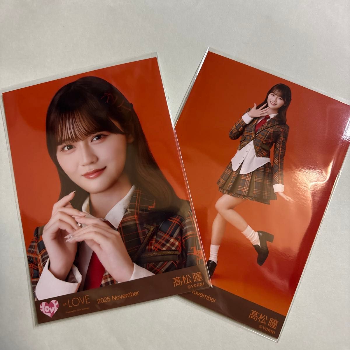 髙松瞳 高松瞳 セミコンプ 生写真 ラブソングに襲われる イコラブ