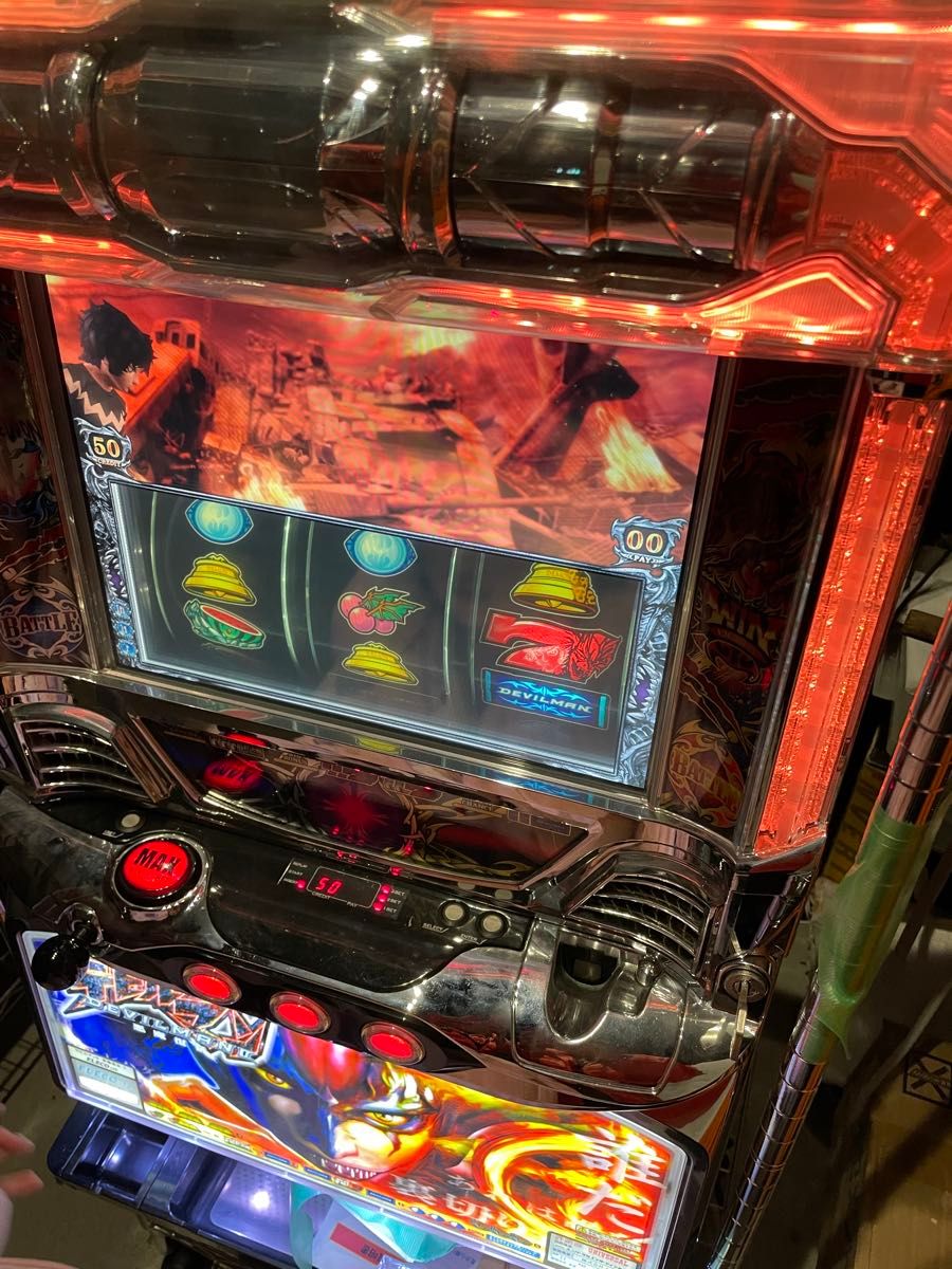 エレコ デビルマンII -悪魔復活- 実機 実機 パチスロ パチスロ実機