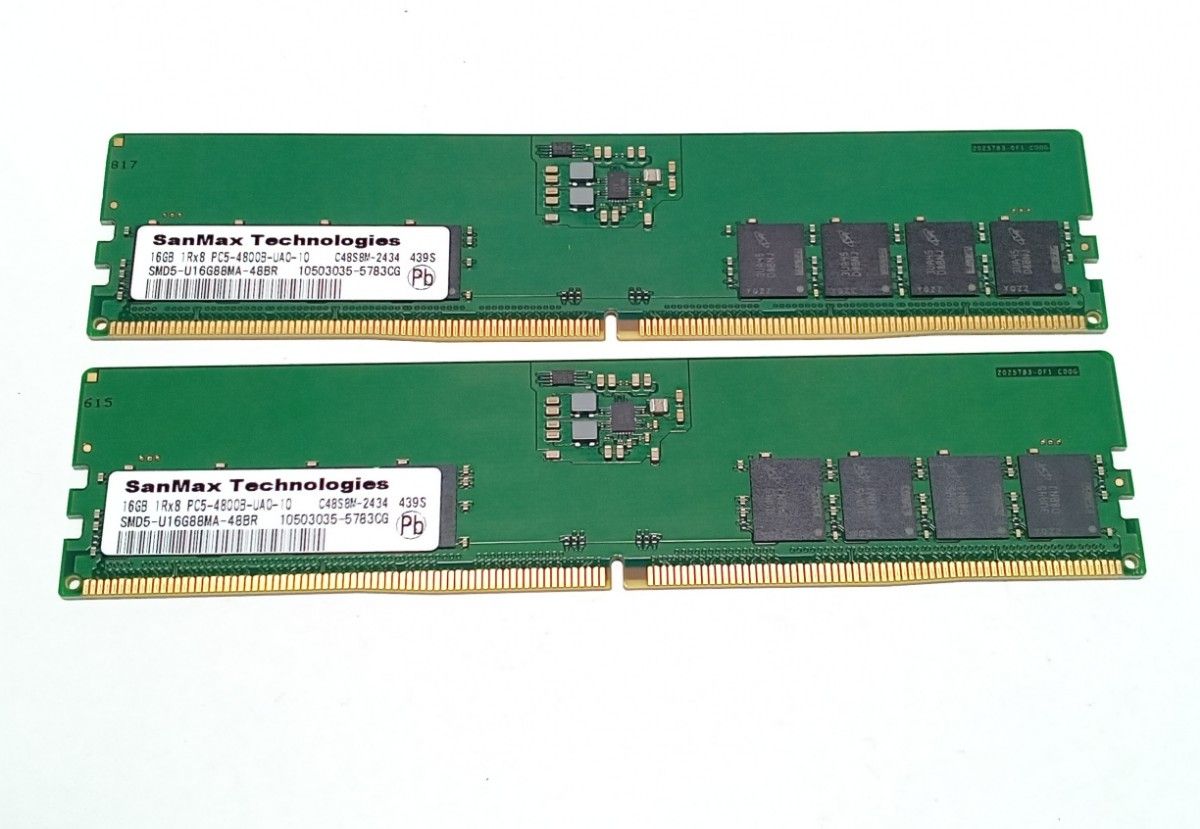 SanMax DDR5-4800 16GB 2枚 (合計32GB) SanMax DDR5-4800 PC5-38400