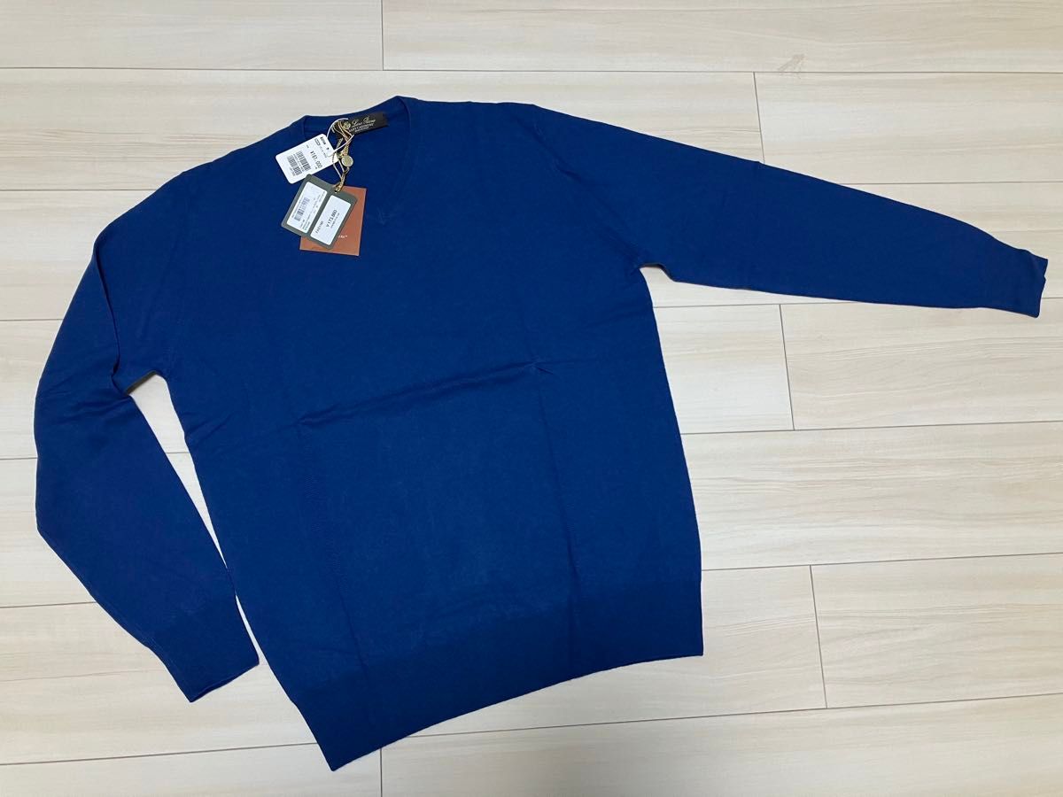 極上 新品タグ付】Loro Piana ロロピアーナ カシミヤ100% ニット 50