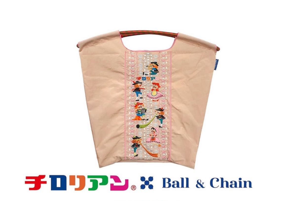 ボールアンドチェーン チロリアン 千鳥屋 エコバッグM ピンク｜Yahoo