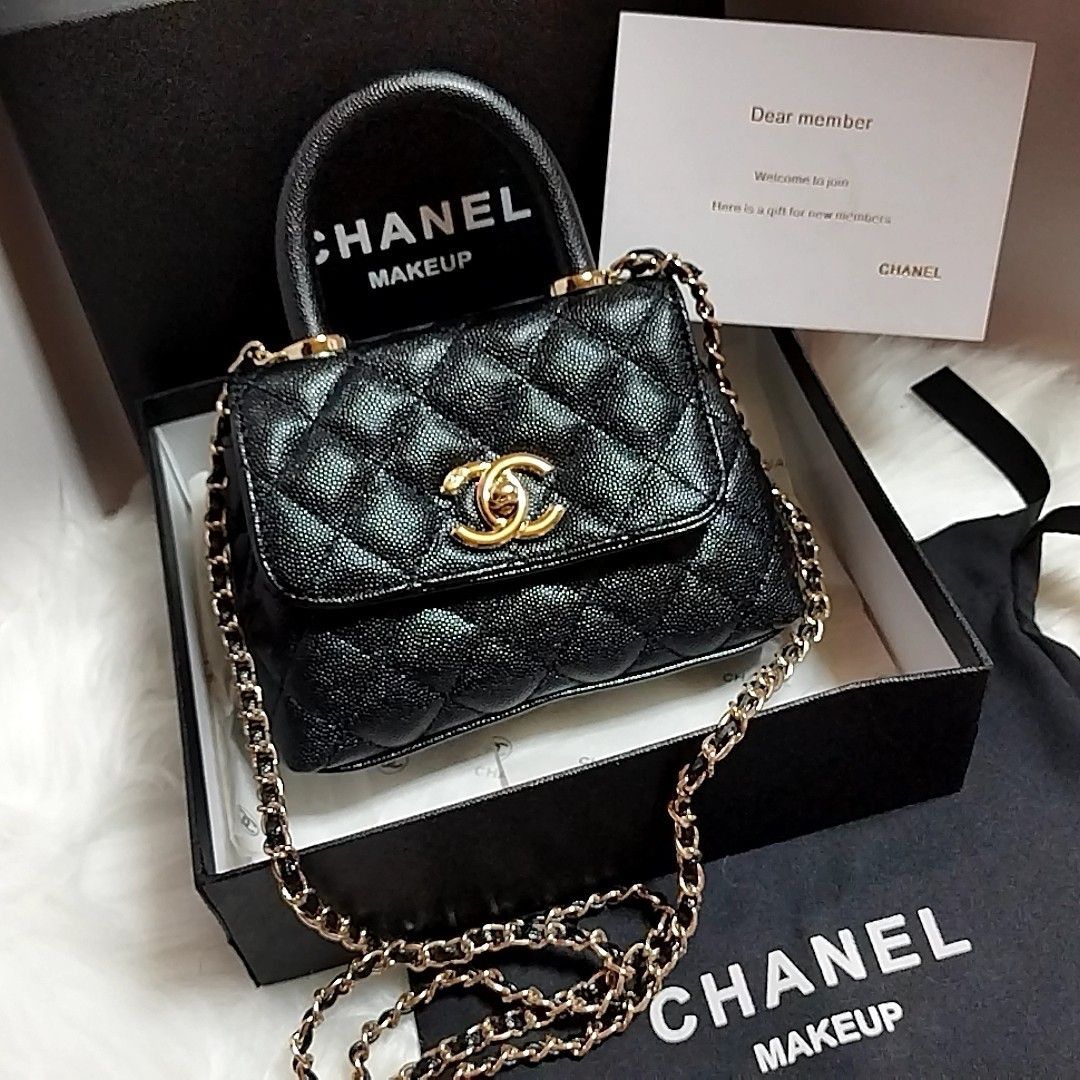 シャネルノベルティ ショルダーバッグ トップハンドル ミニショルダー