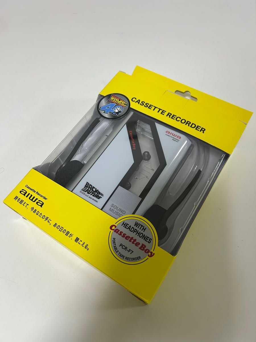 新品未使用】バックトゥザフューチャー ポータブルカセットプレーヤー