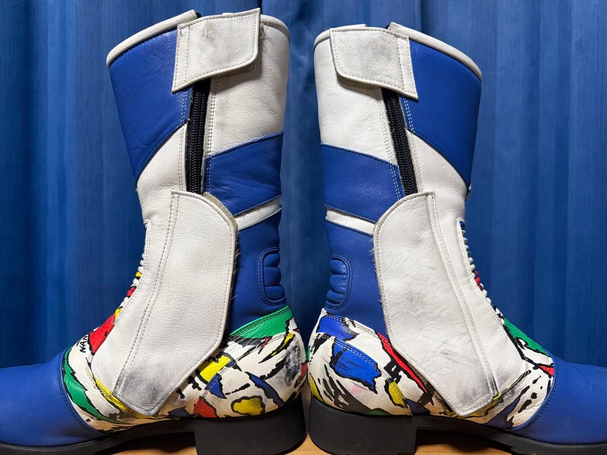 当時物 NANKAI ナンカイ 南海 レーシングブーツ ライディングブーツ 25