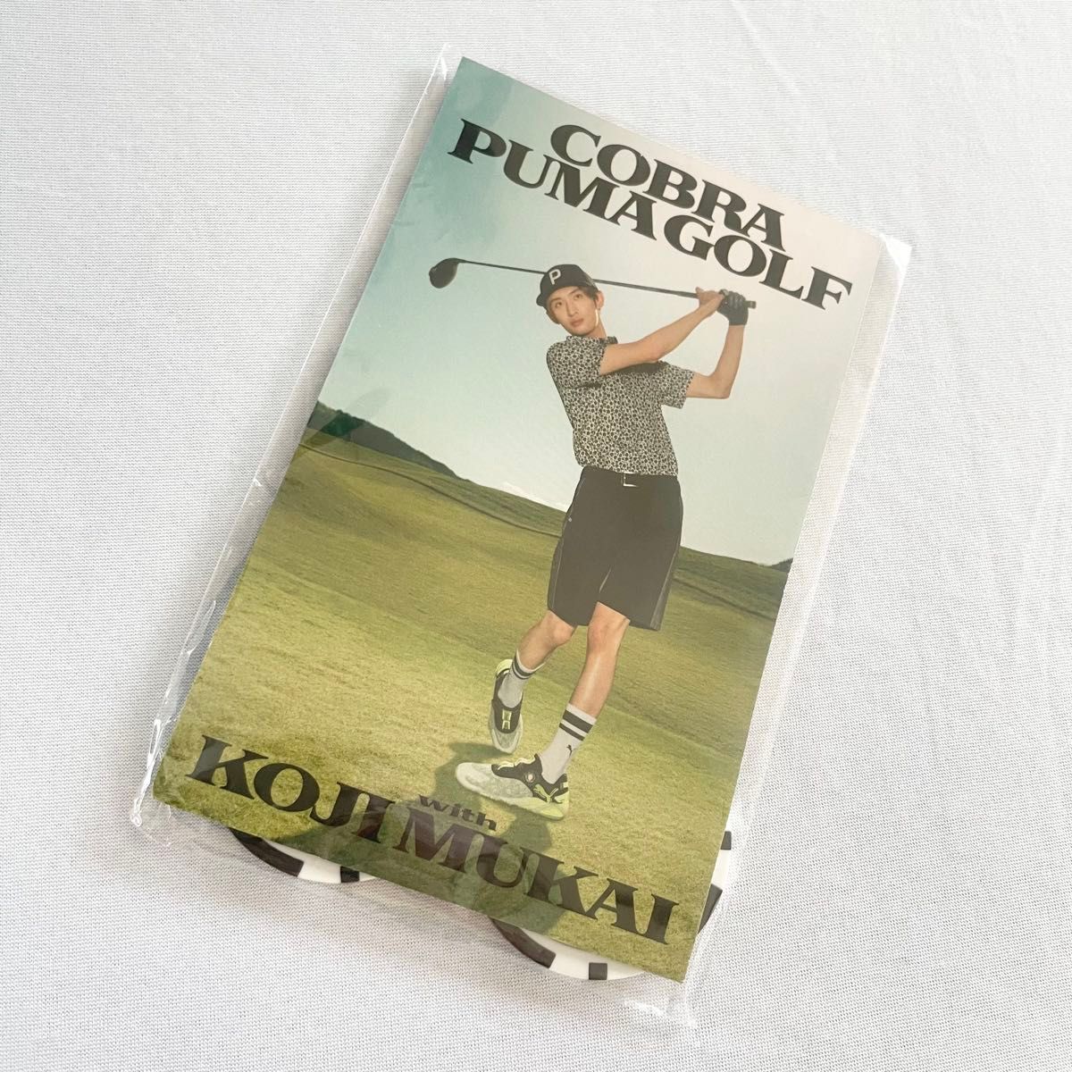 新品 COBRA PUMAGOLF プーマゴルフ 向井康二 ゴルフマーカー2個入