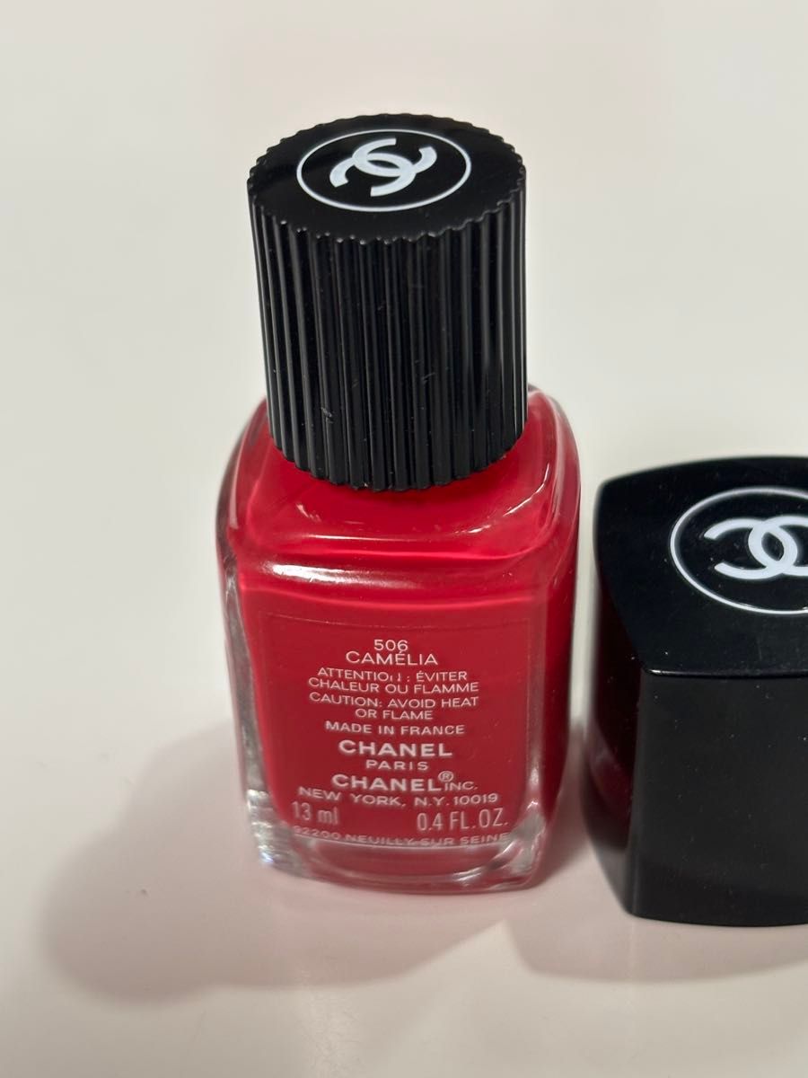 CHANEL シャネル ヴェルニ ロング トゥニュ 506 カメリア ルージュ