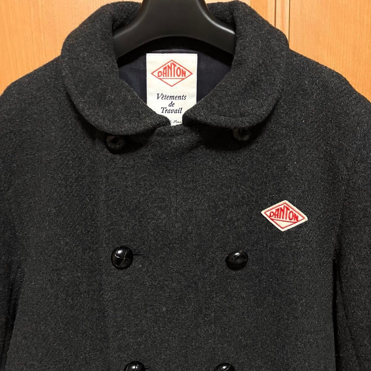 ダントン DANTON ウールモッサコート ロングコート サイズ38 M