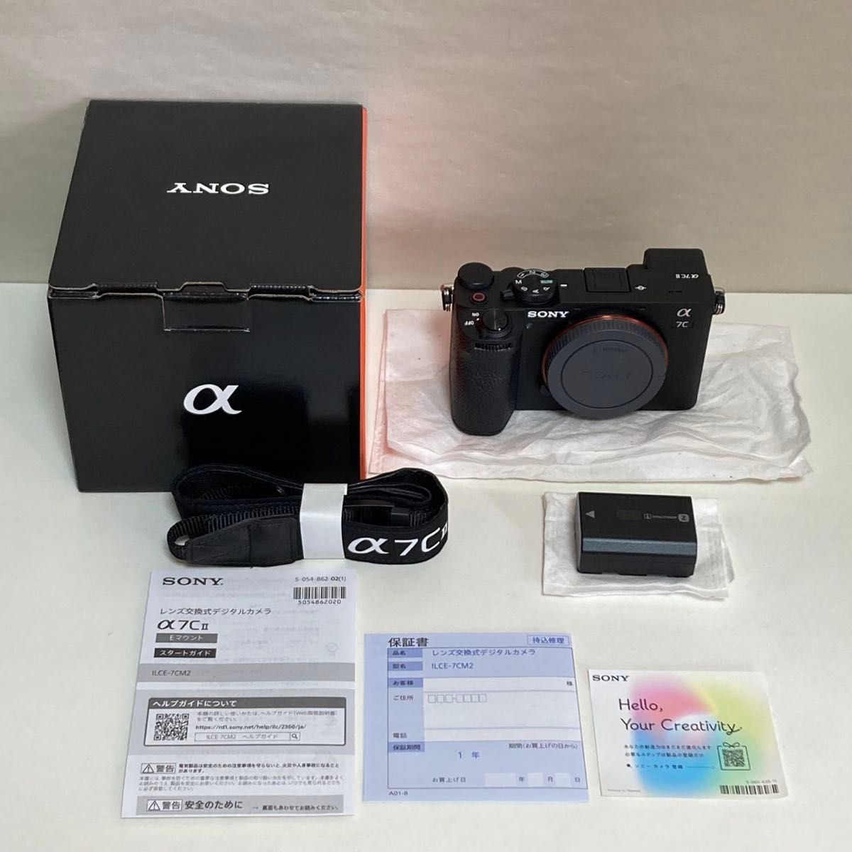 シャッター回数 12回】SONY α7C II ILCE-7CM2 ミラーレス一眼カメラ