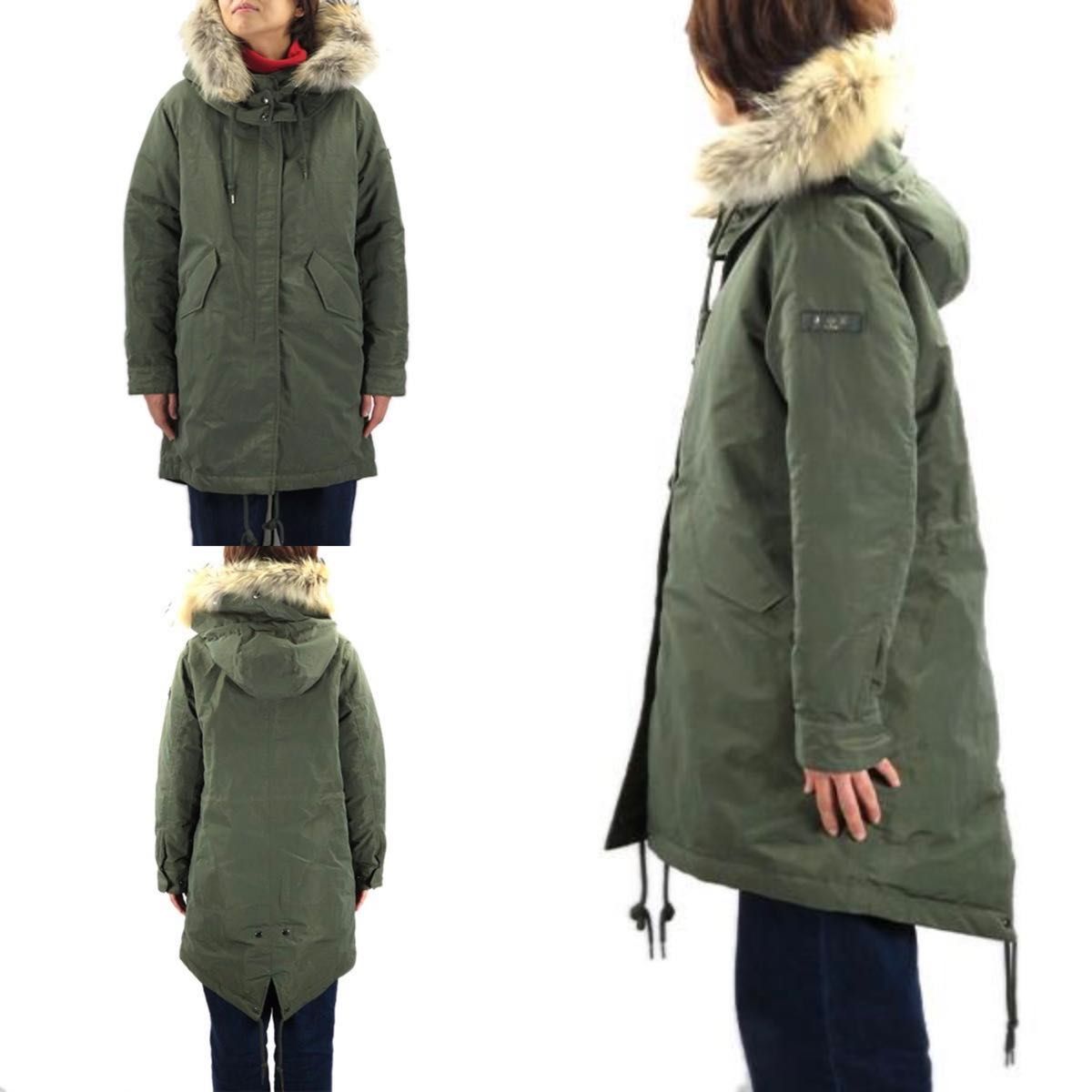 TATRAS Rライン GAMBIA LTK20A4209 ラクーンファー 着脱フード ダウン