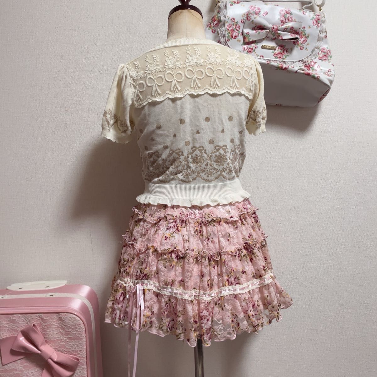 激レア 当時物】LIZ LISA リズリサ カーディガン リボン 姫ギャル 平成