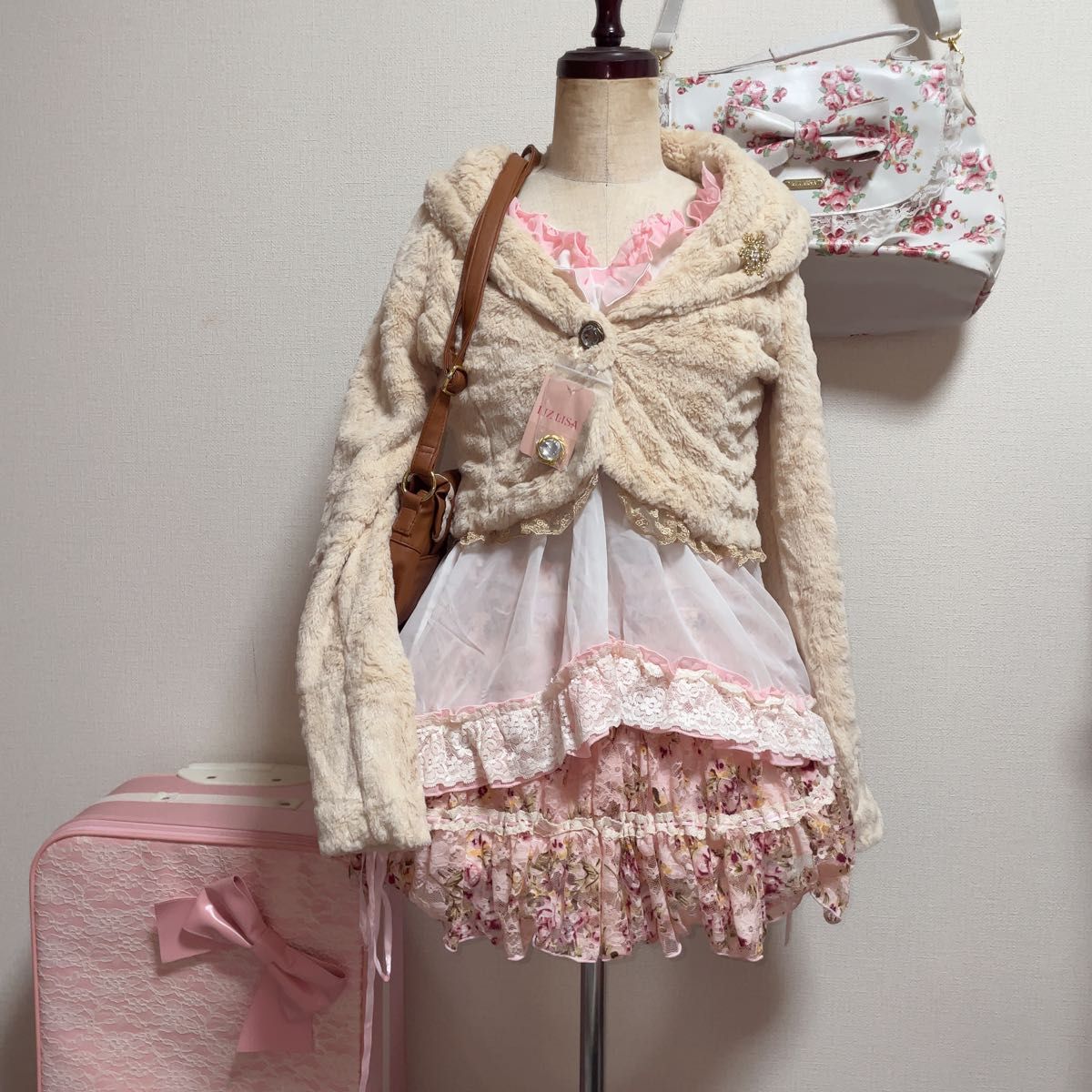 新品タグ付き 当時物】LIZ LISA リズリサ 姫ギャル 平成ギャル ファー