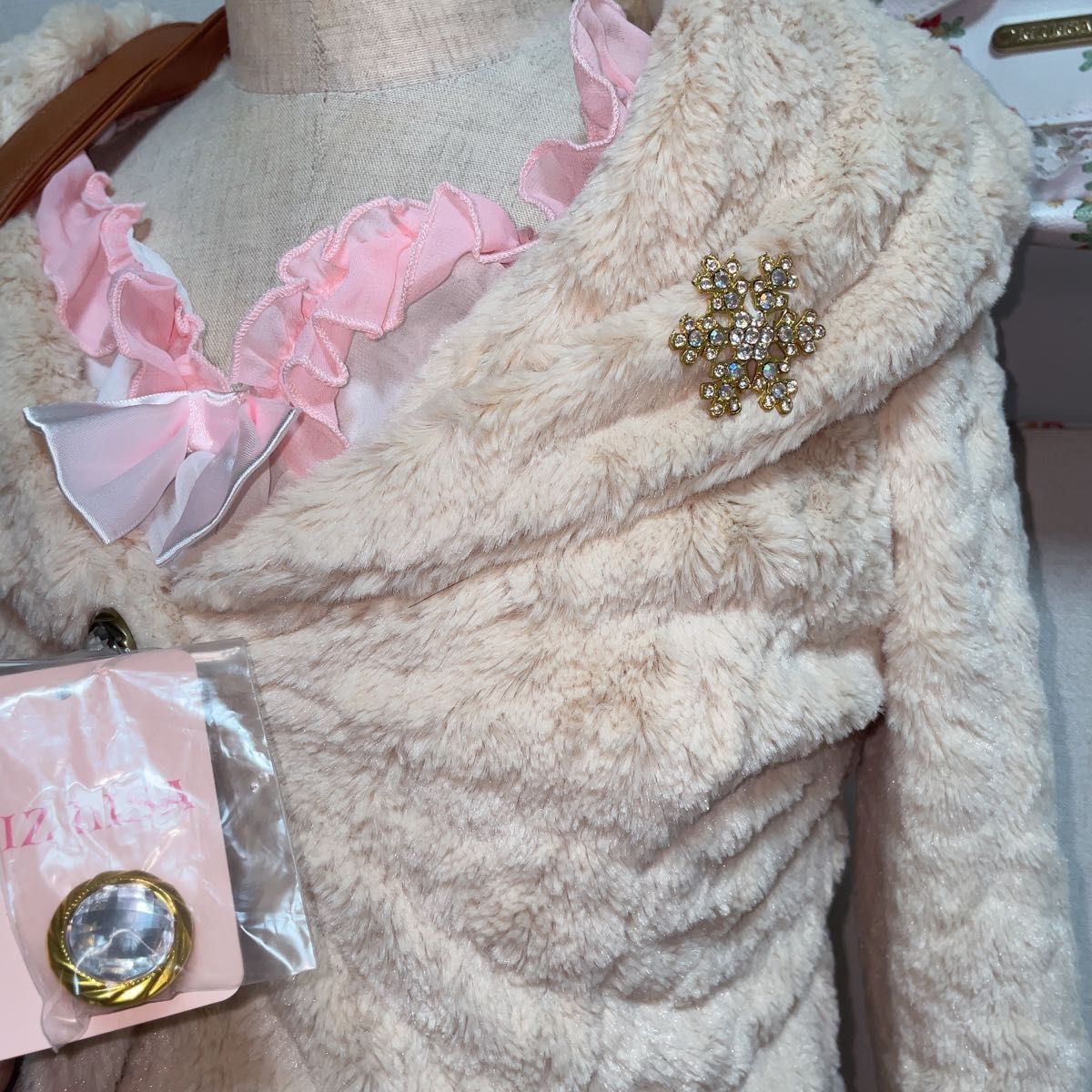 新品タグ付き 当時物】LIZ LISA リズリサ 姫ギャル 平成ギャル ファー