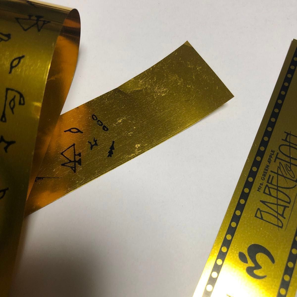 Mrs GREEN APPLE ミセス フルサイズ BABEL no TOH バベルの塔 銀テープ