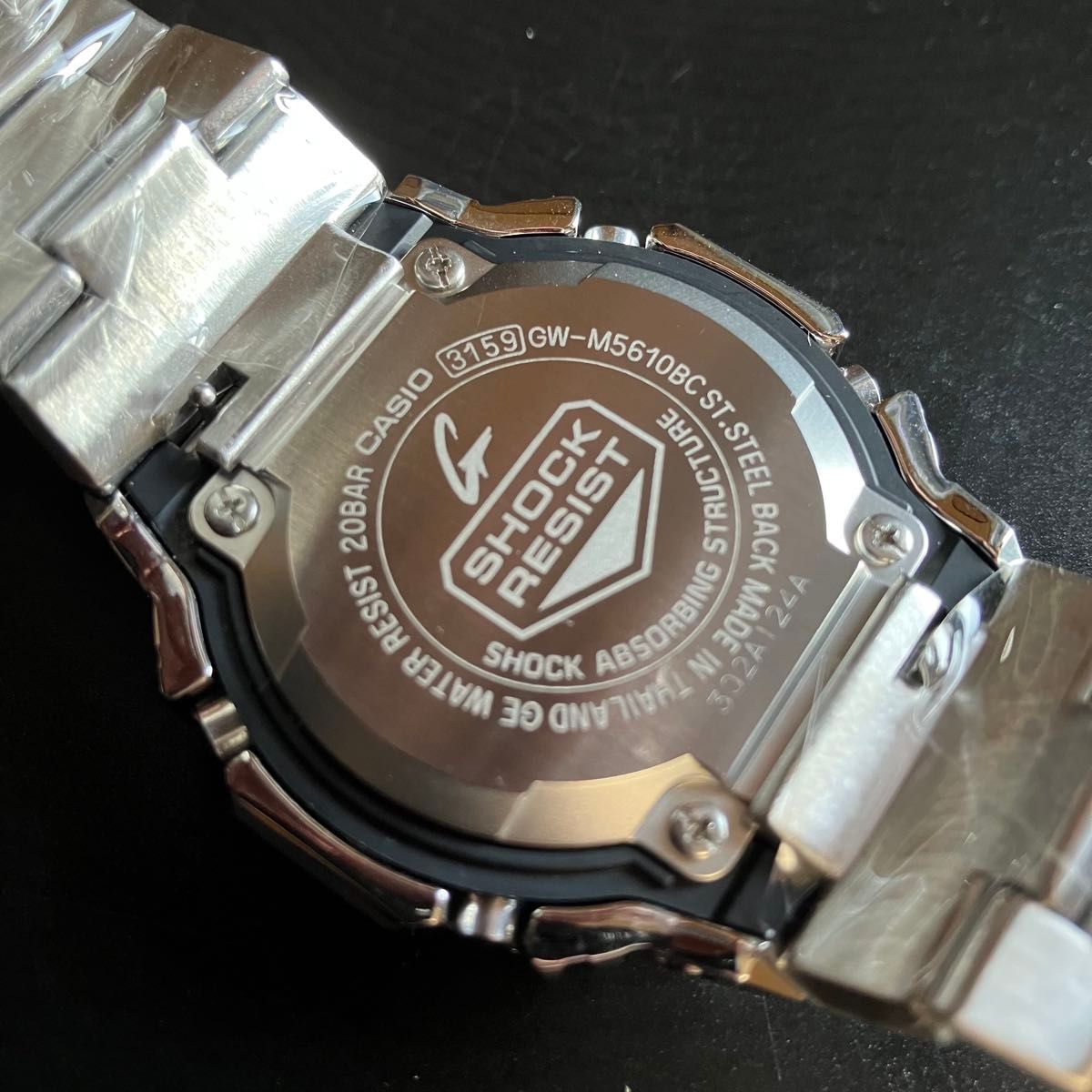 限定】【ほぼ新品】G-SHOCK GW-M5610 シルバーメタルベネチアン柄 電波