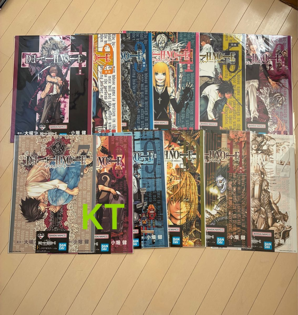 一番くじ デスノート F賞 クリアポスター コンプリート｜Yahoo!フリマ
