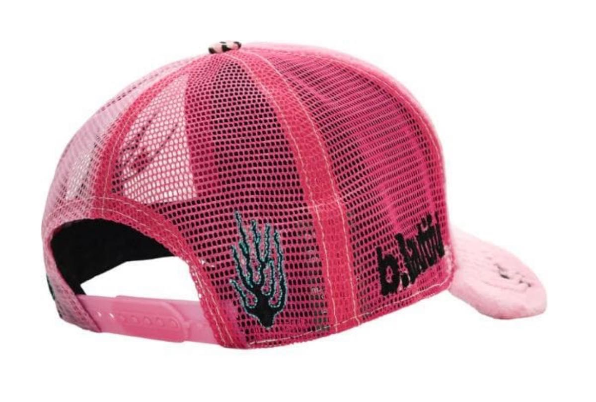 b eautiful Biyu Trucker Hat pink camo キャップ ピンク メッシュ