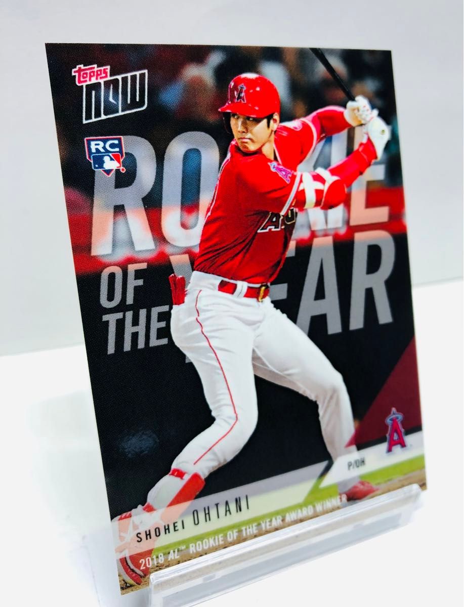 大谷翔平 2018 Topps Now award winners AW-1 新人王 受賞記念 RC