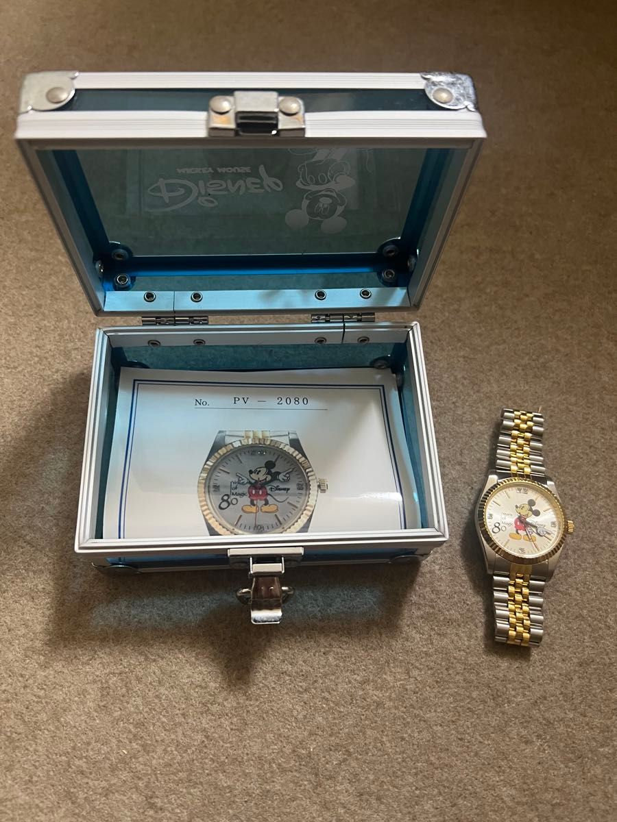 Disney ミッキーマウス生誕80周年記念腕時計 ディズニー 2000本限定