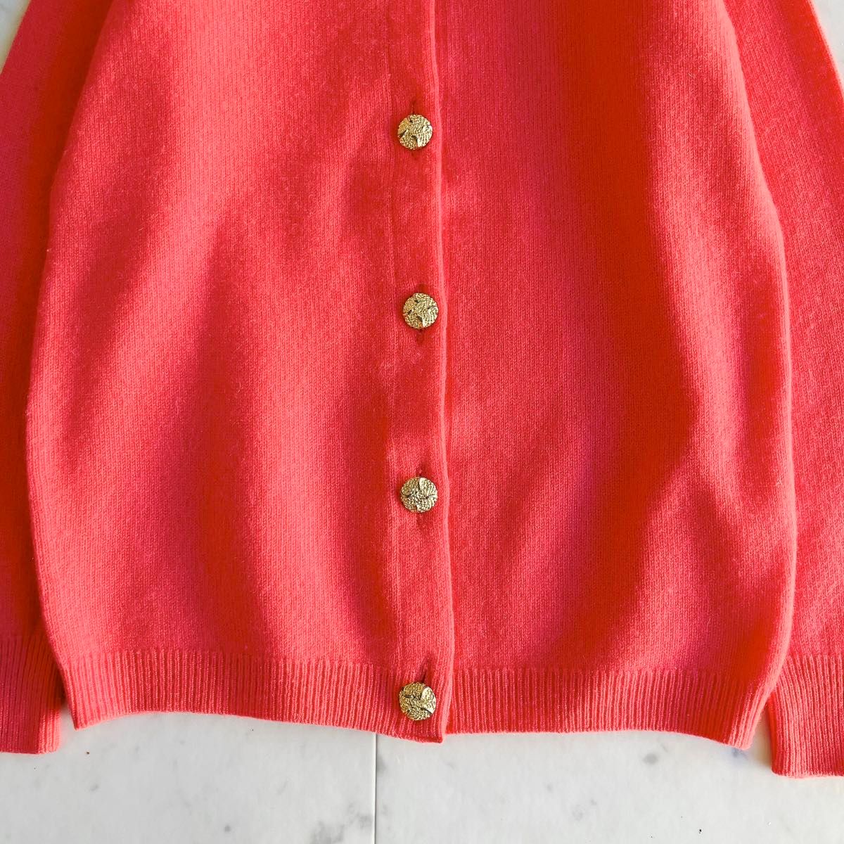 BALLANTYNE バランタイン カシミヤ100 カーディガン ニット 金ボタン