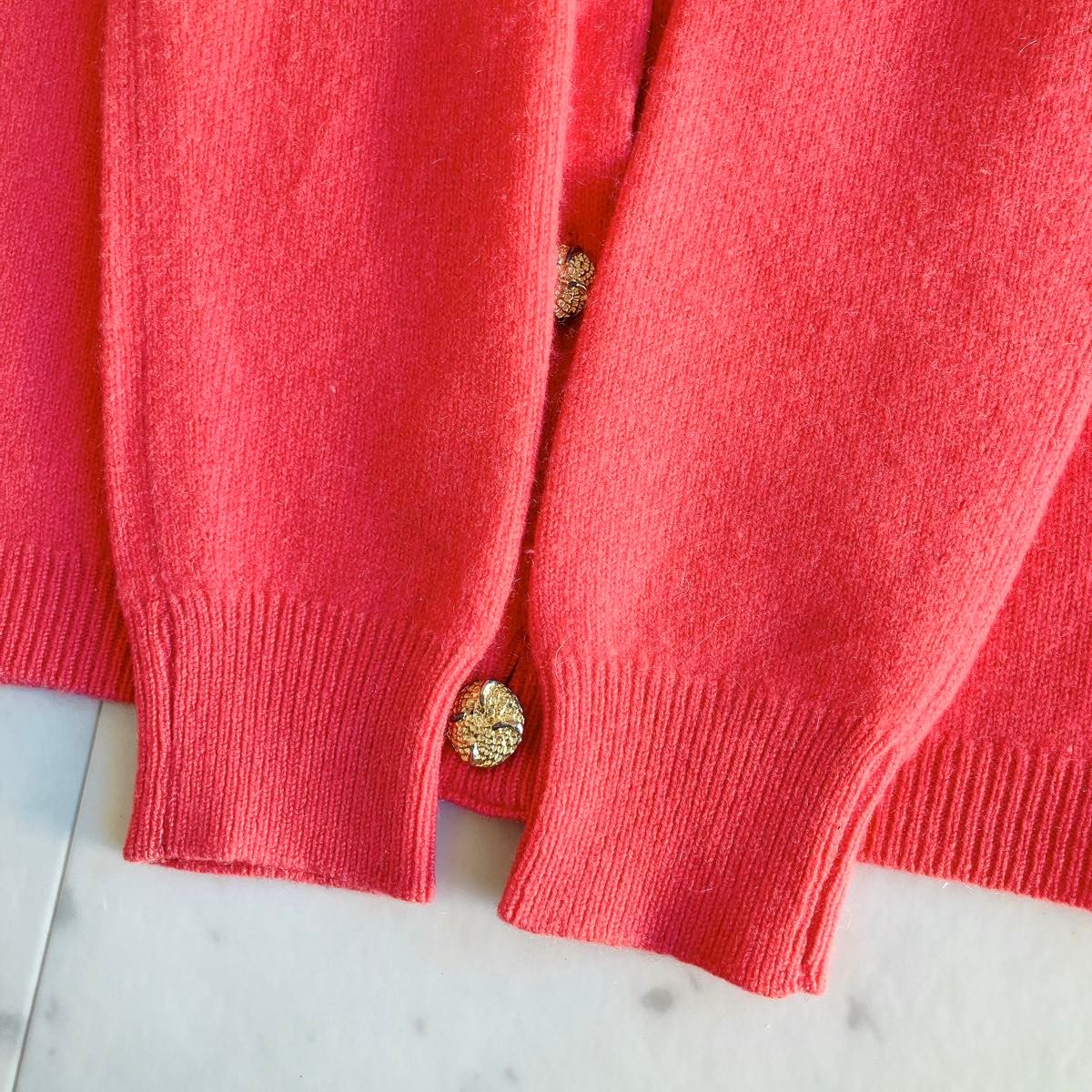 BALLANTYNE バランタイン カシミヤ100 カーディガン ニット 金ボタン