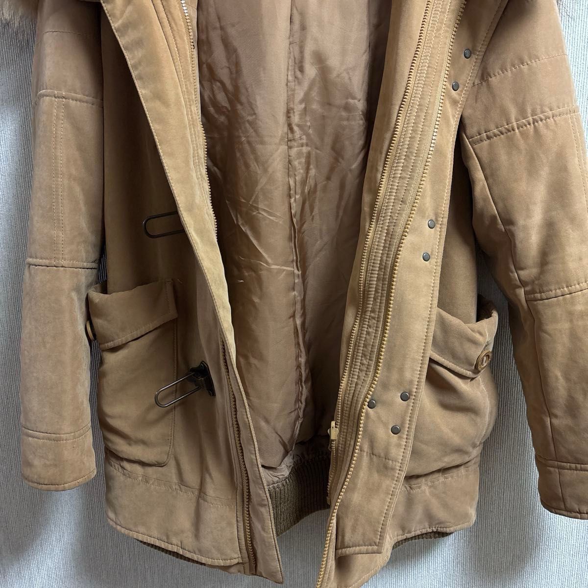 SLY スライ ミリタリー モッズ コート N-3B キャメル サイズ2 ライナー