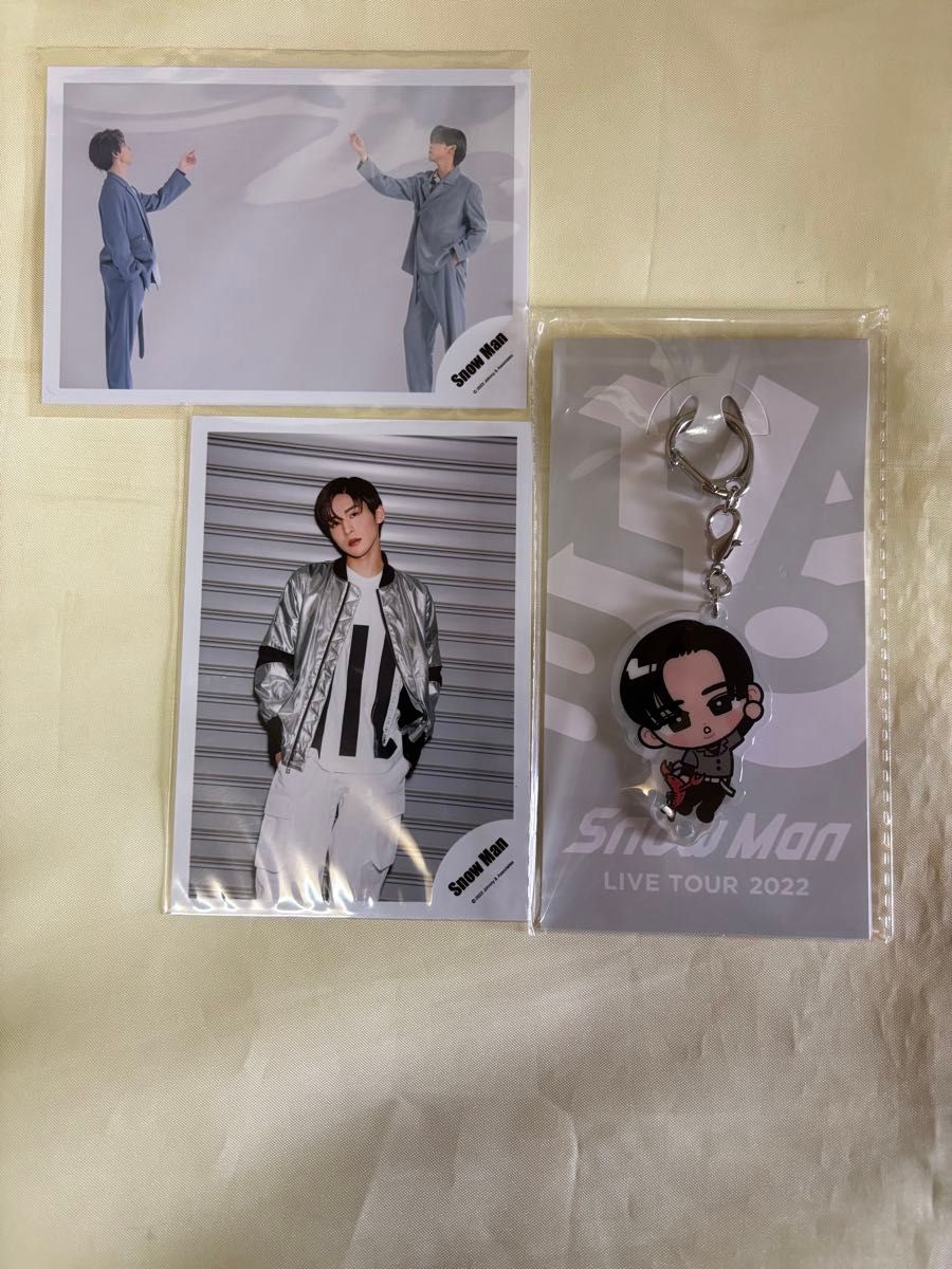 新品未開封 Snowman 目黒蓮 アクキー すのチル アクリルキーホルダー