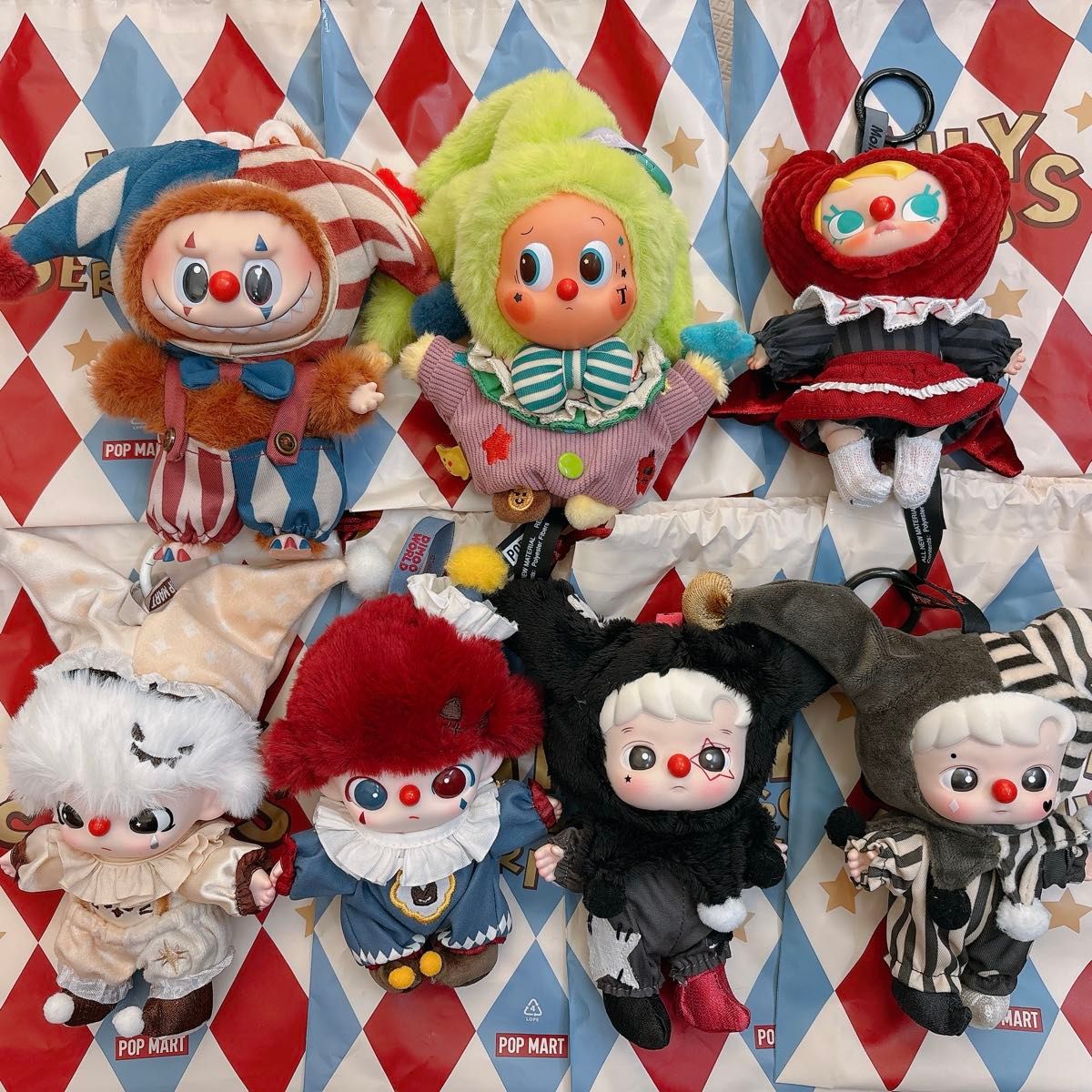 Why So Serious ぬいぐるみ popmart ラブブ ピエロ ポップマート