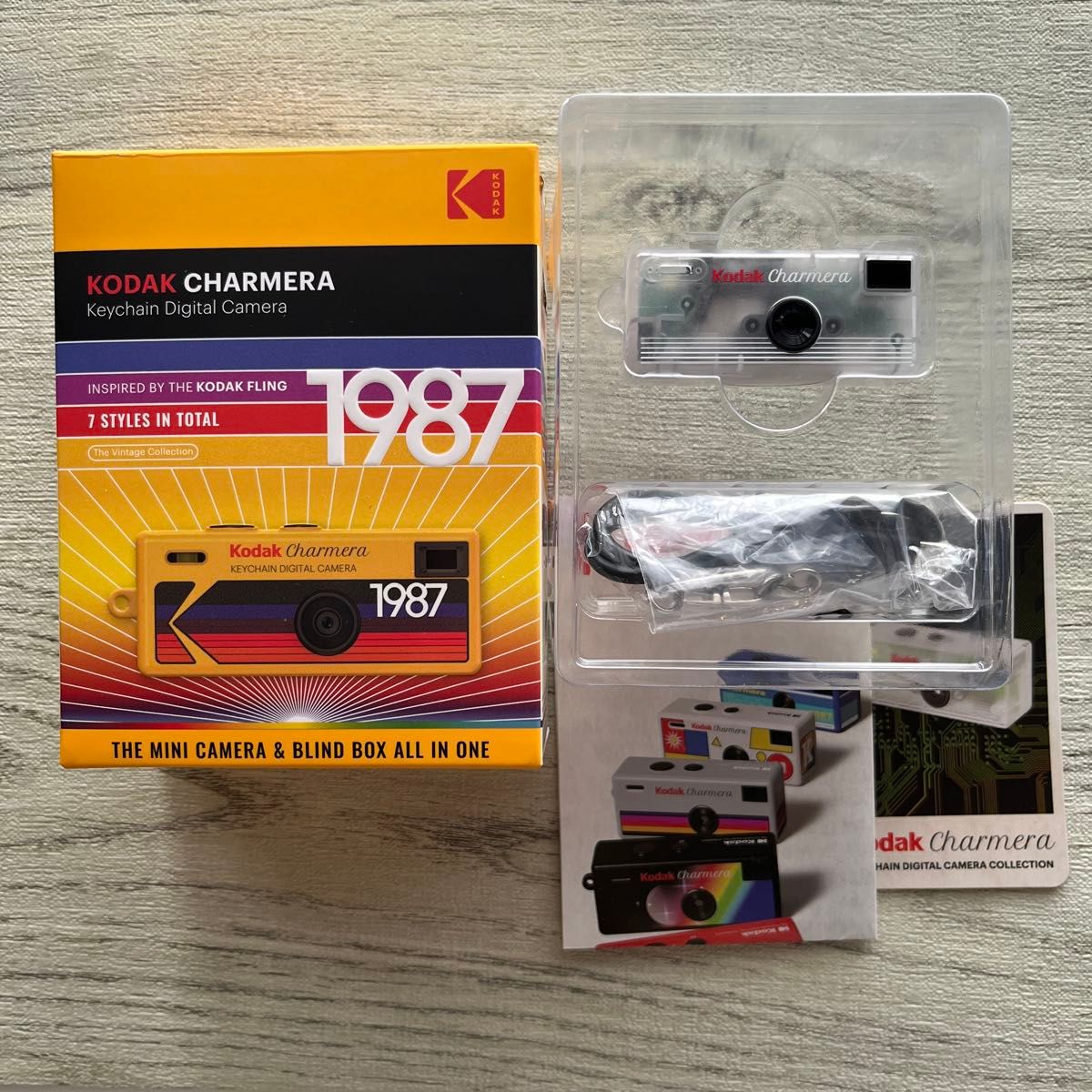 Kodak Charmera シークレット スケルトン クリア デジタルカメラ