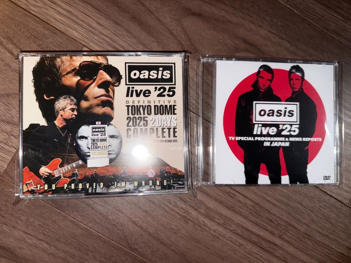 OASIS オアシス TOKYO DOME 2025 2 DAYS COMPLETE YOU PROVED 'EM