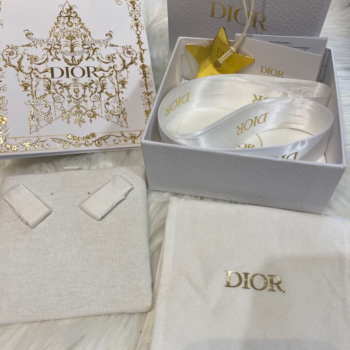 Dior 2025 2026 限定 クリスマス 空箱 アクセサリーBOX ギフトボックス