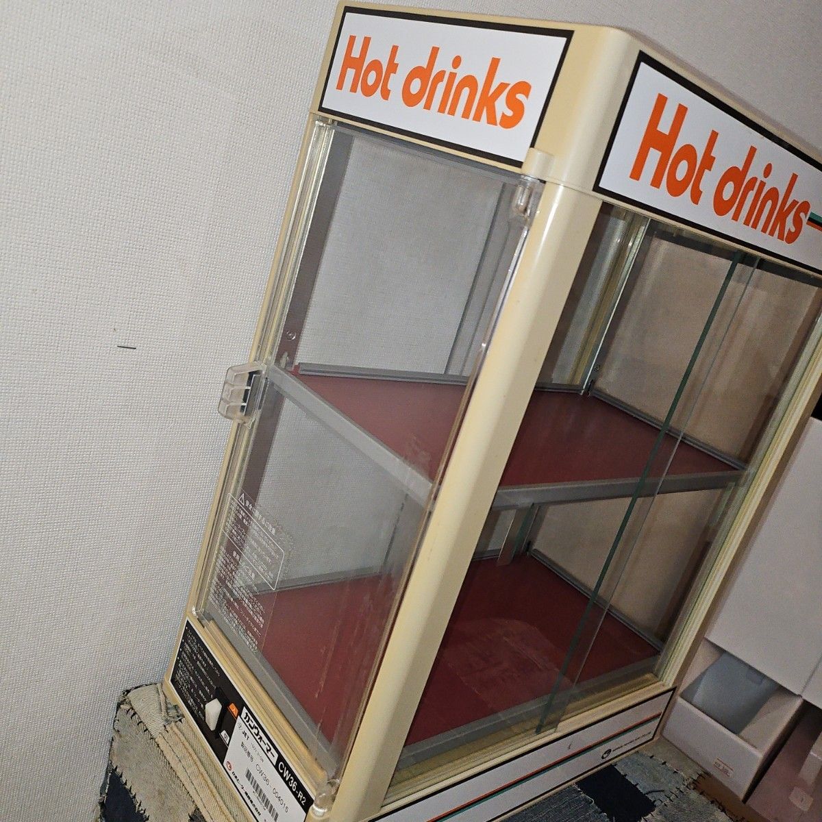 動作確認済 ヒーター 電気卓上型 缶ウォーマー 温蔵ショーケース 2段