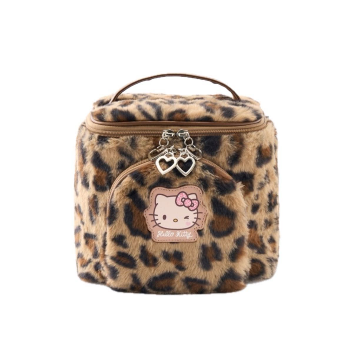 ハローキティ ヒョウ柄 バニティポーチ レオパード 化粧ポーチ 未使用