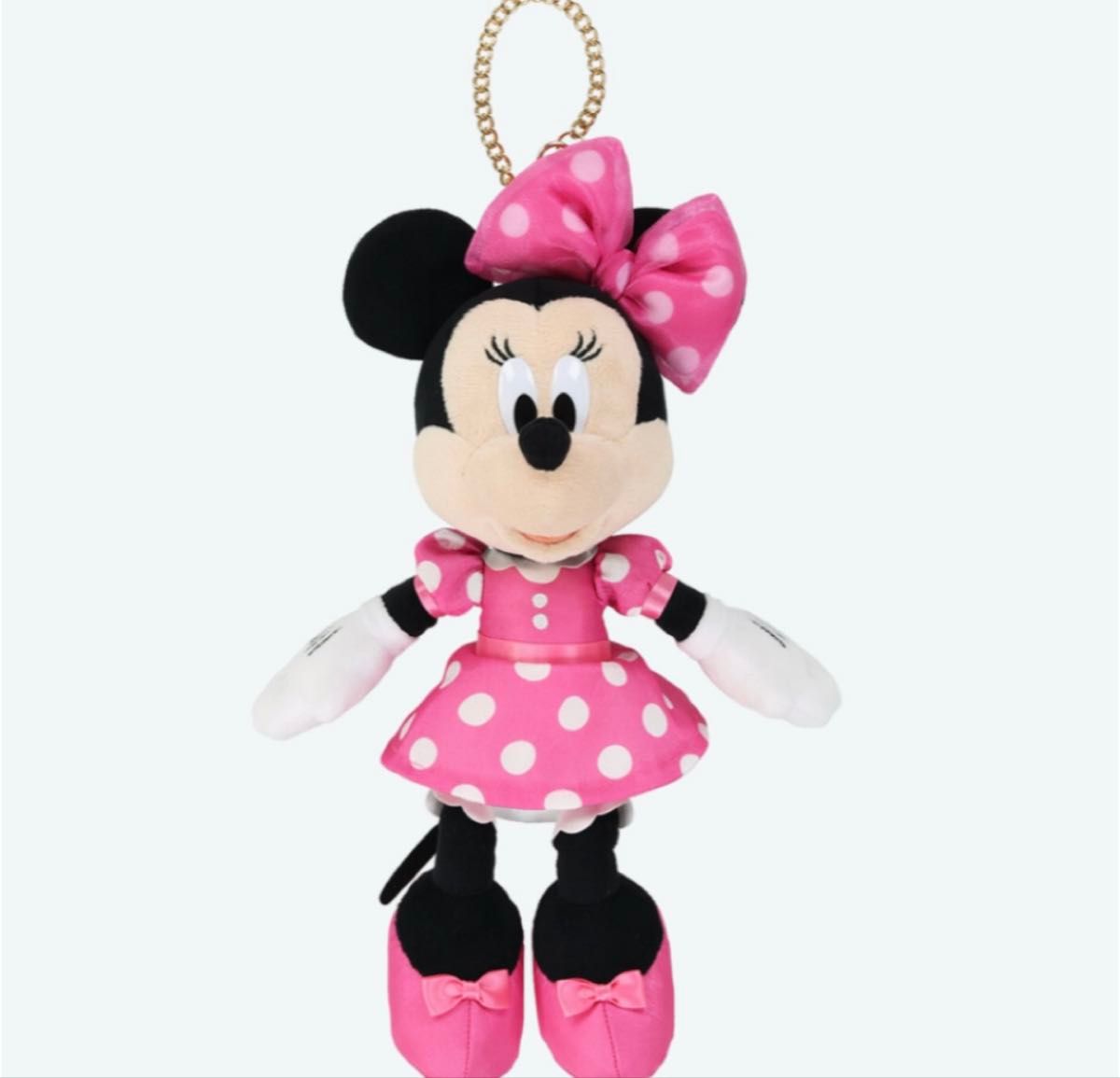 ミニーの日 ぬいぐるみ チャーム ピンク ミニーちゃん ディズニー