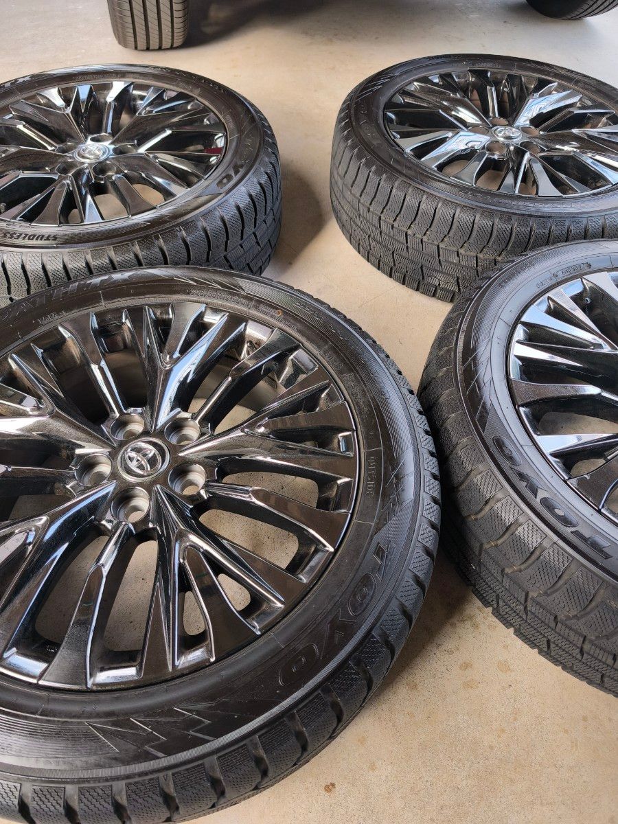 美品】40 ヴェルファイア Zプレミア 純正ホイール スタッドレス タイヤ