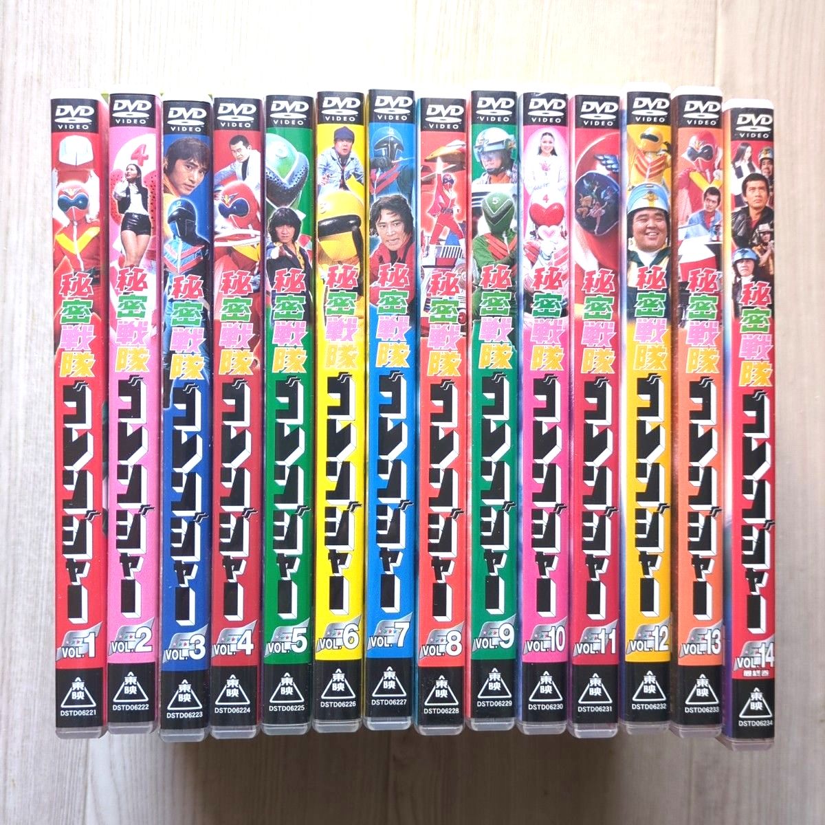 封入特典付き 非売品 DVD】秘密戦隊ゴレンジャー 全14巻セット｜Yahoo