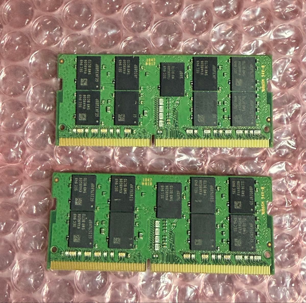 動作確認済】16GB × 2枚(32GB) ノートパソコン用増設メモリー DDR4 PC4