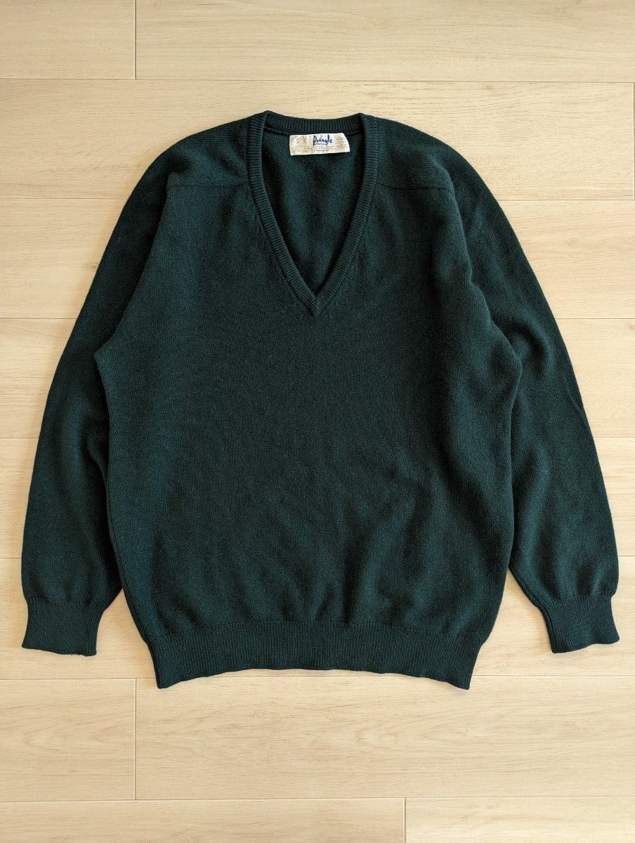 80s 90s Pringle of Scotland プリングルオブスコットランド Vネック
