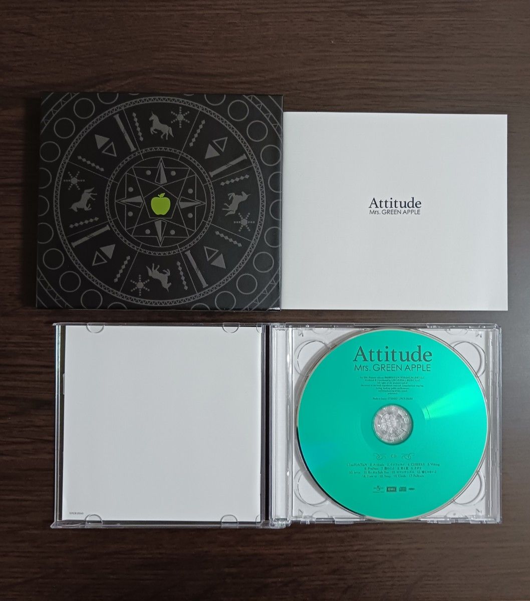 Mrs GREEN APPLE「Attitude 初回限定盤 CD+DVD付」激レア品 DVDは