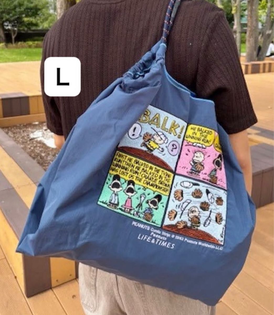 Ball&Chain スヌーピー 西宮阪急 限定 トートバッグ L Baseball