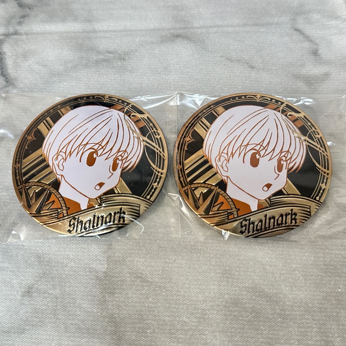 HUNTER×HUNTER ハンター×ハンター 彫金シリーズ 缶バッジ シャルナーク