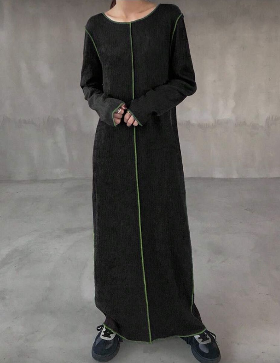 イッセイミヤケ プリーツプリーズ ワンピース 長袖ワンピース PLEATS