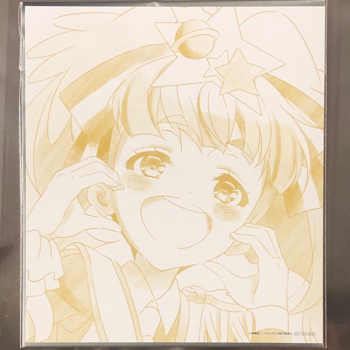 ゾンビランドサガ ゆめぎんがパラダイス 入場者特典 ミニ色紙風カード