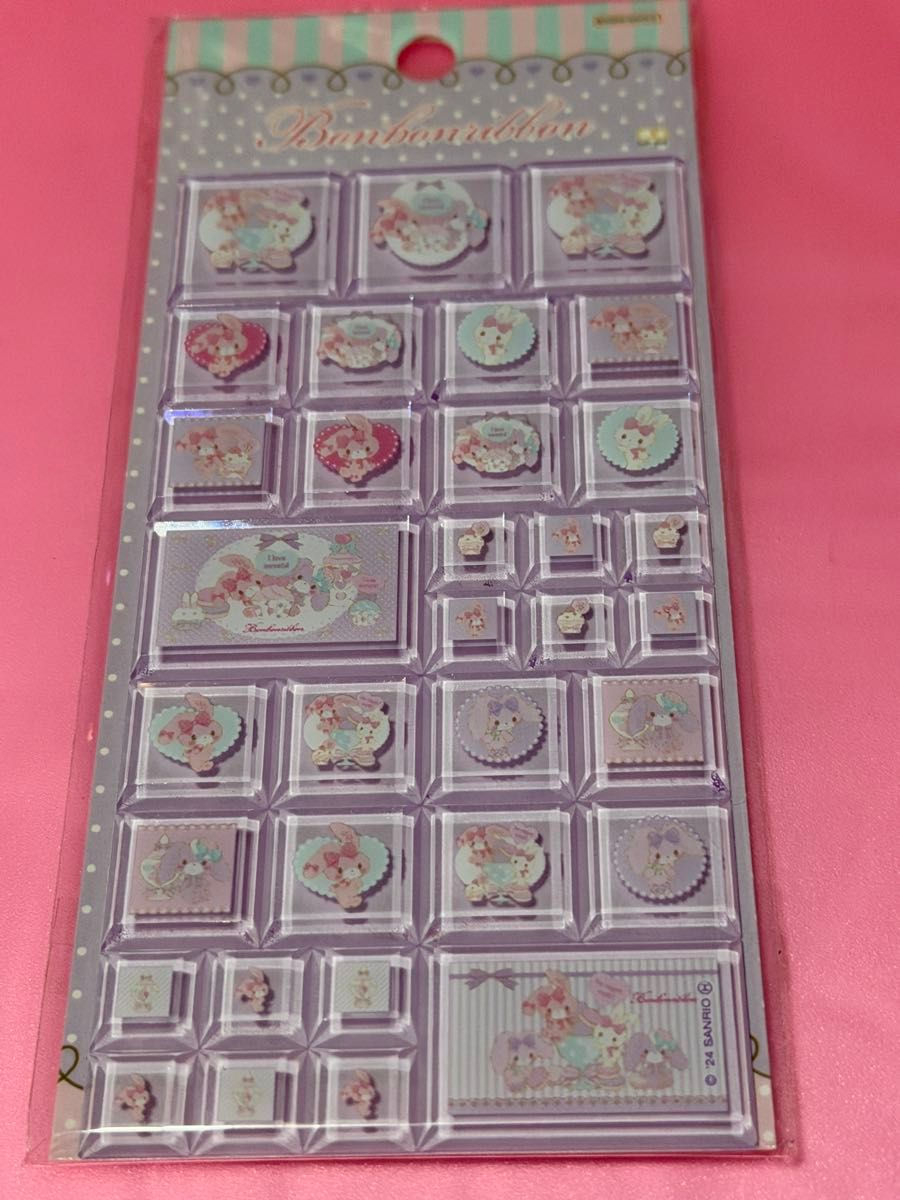 バレエコア ボンボンリボン ぼんぼんりぼん タイルシール サンリオ