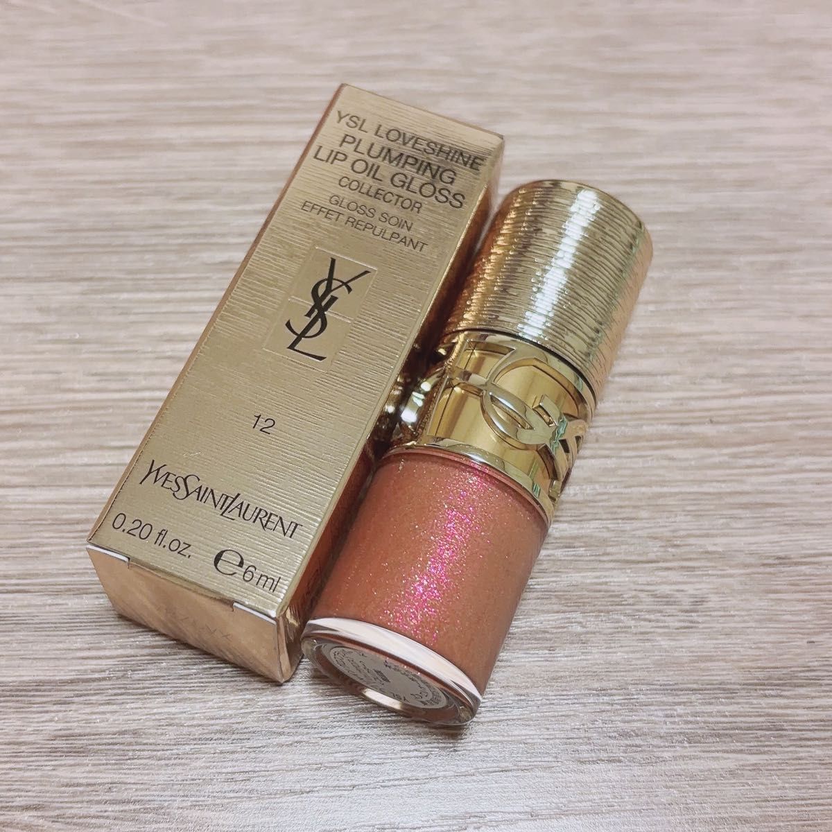 限定 YSL イヴサンローラン ラブシャイングロスプランパー 12 ハニー