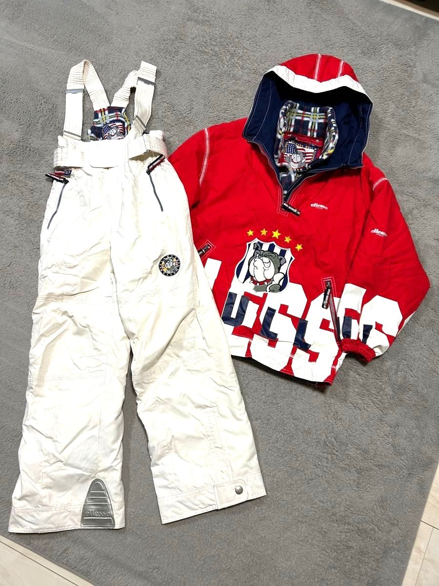 美品 ellesse エレッセ ブルドッグ レディースM サイズ スキーウェア