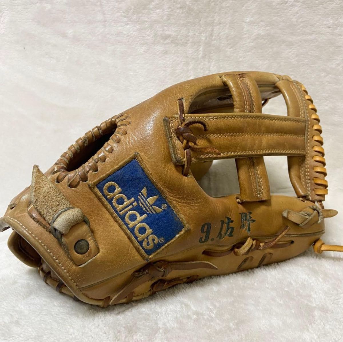 希少 ヴィンテージ アディダス 支給品 グローブ 元阪神 佐野仙好選手