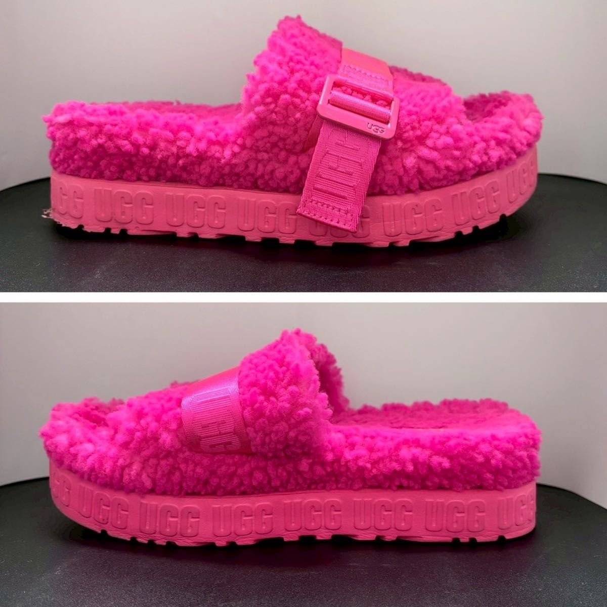 UGG アグ FLUFFITA フラッフィータ ムートン サンダル 厚底 もこもこ